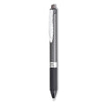 Pentel Oh! Gel Pen, Retractable, Medium 0.7 mm, Black Ink, Black Barrel, Dozen
