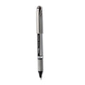 Pentel EnerGel NV Gel Pen, Stick, Medium 0.7 mm, Black Ink, Gray Barrel, Dozen