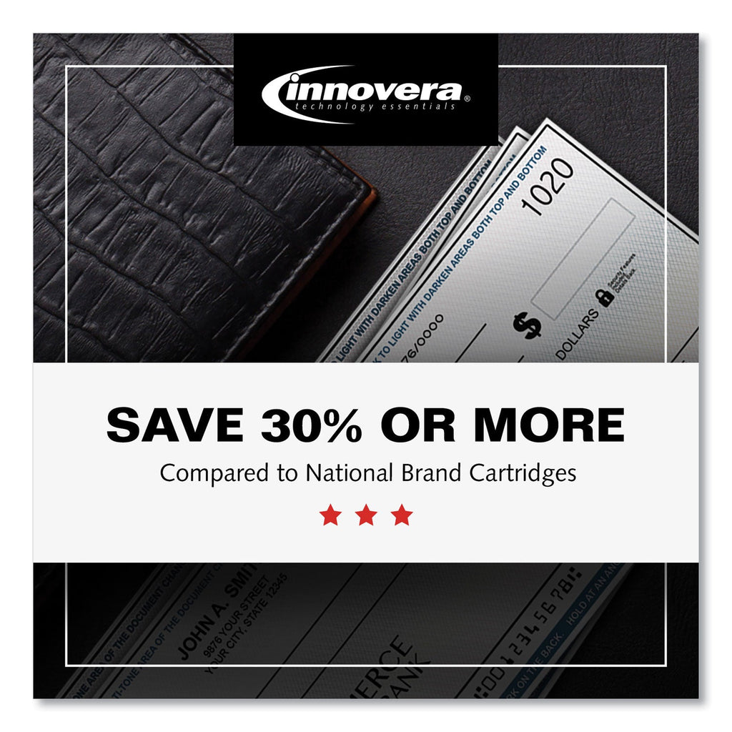 Innovera Remanufactured Black MICR Toner, Replacement for 90AM (CE390AM), 10,000 Page-Yield