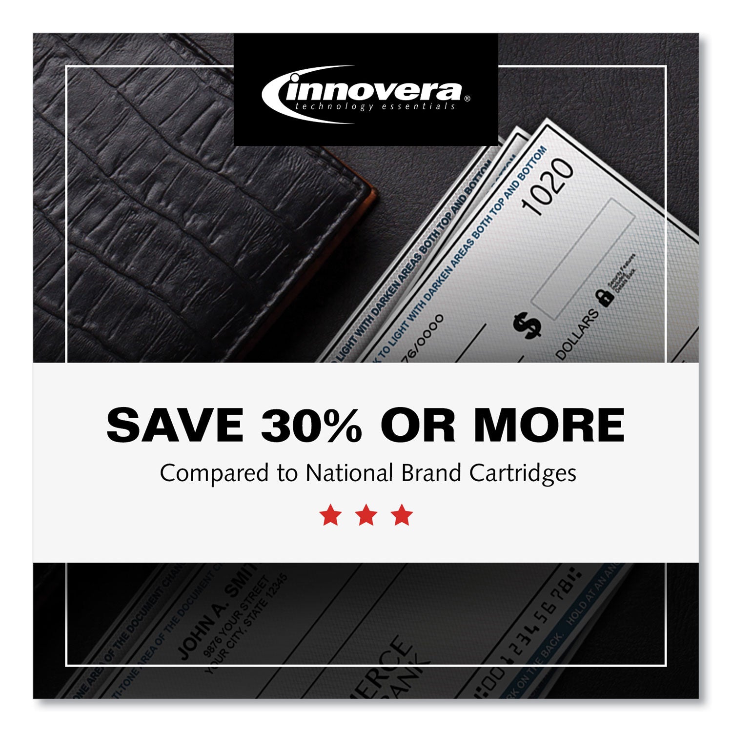 Innovera Remanufactured Black MICR Toner, Replacement for 90AM (CE390AM), 10,000 Page-Yield
