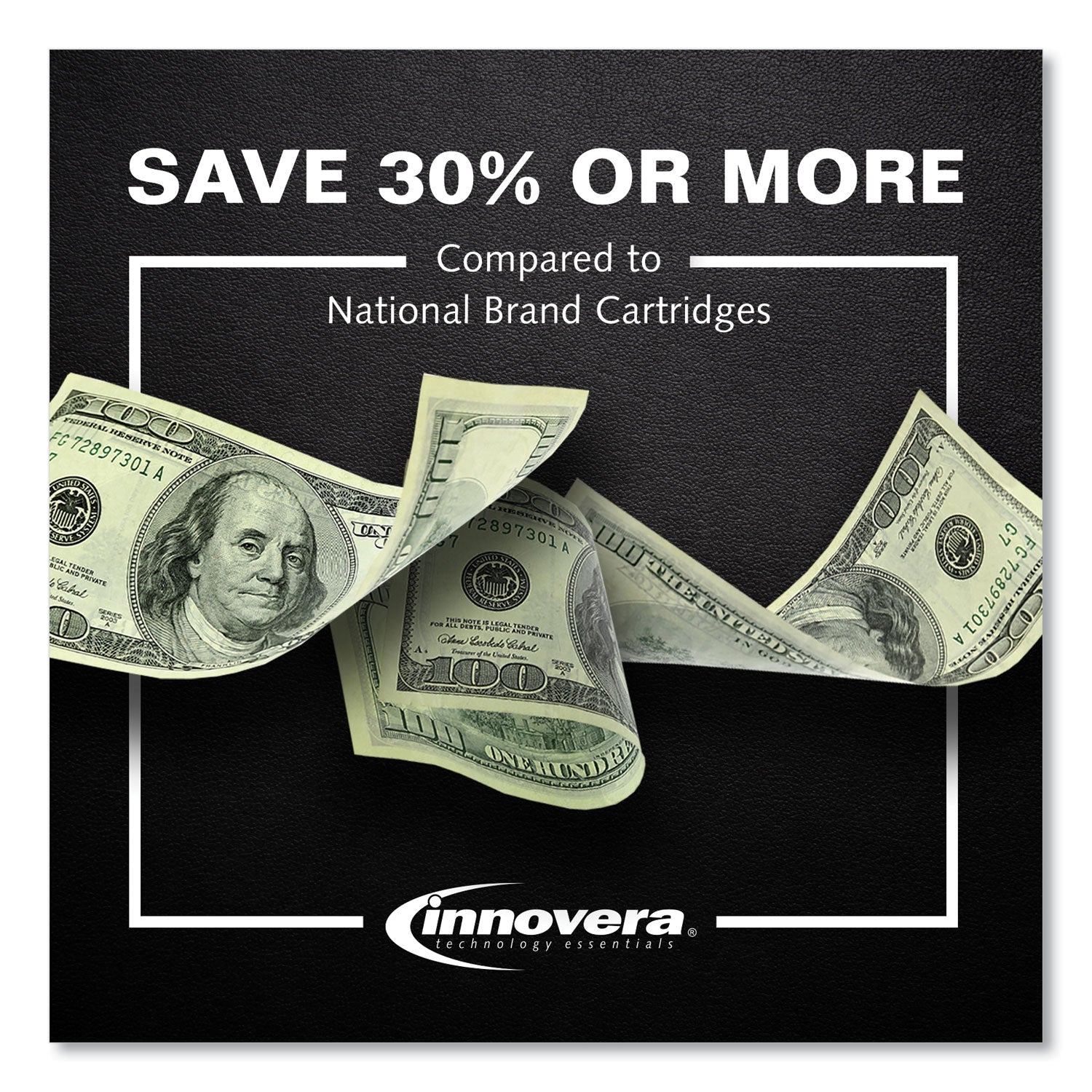 Innovera Remanufactured Black High-Yield Toner, Replacement for 26X (CF226X), 9,000 Page-Yield