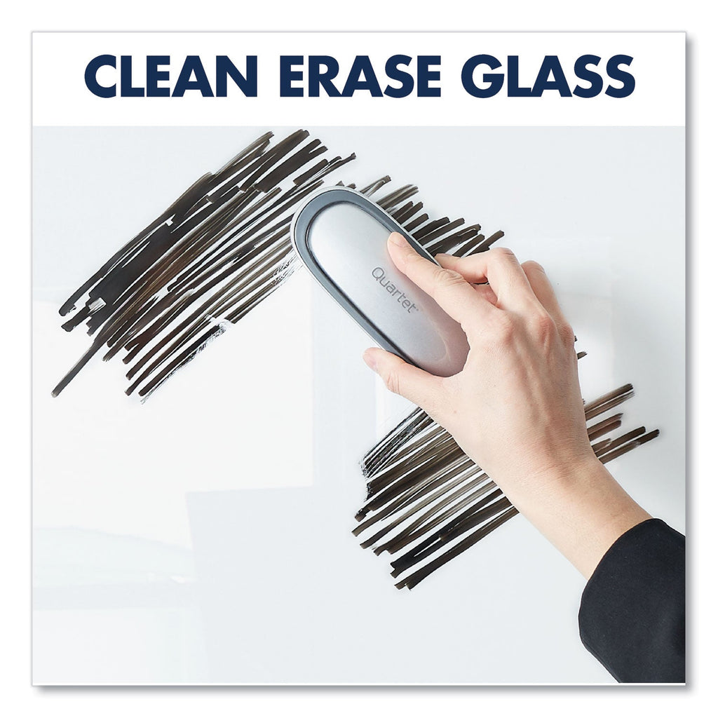 Quartet Brilliance Glass Dry-Erase Boards, 96 x 48, White Surface