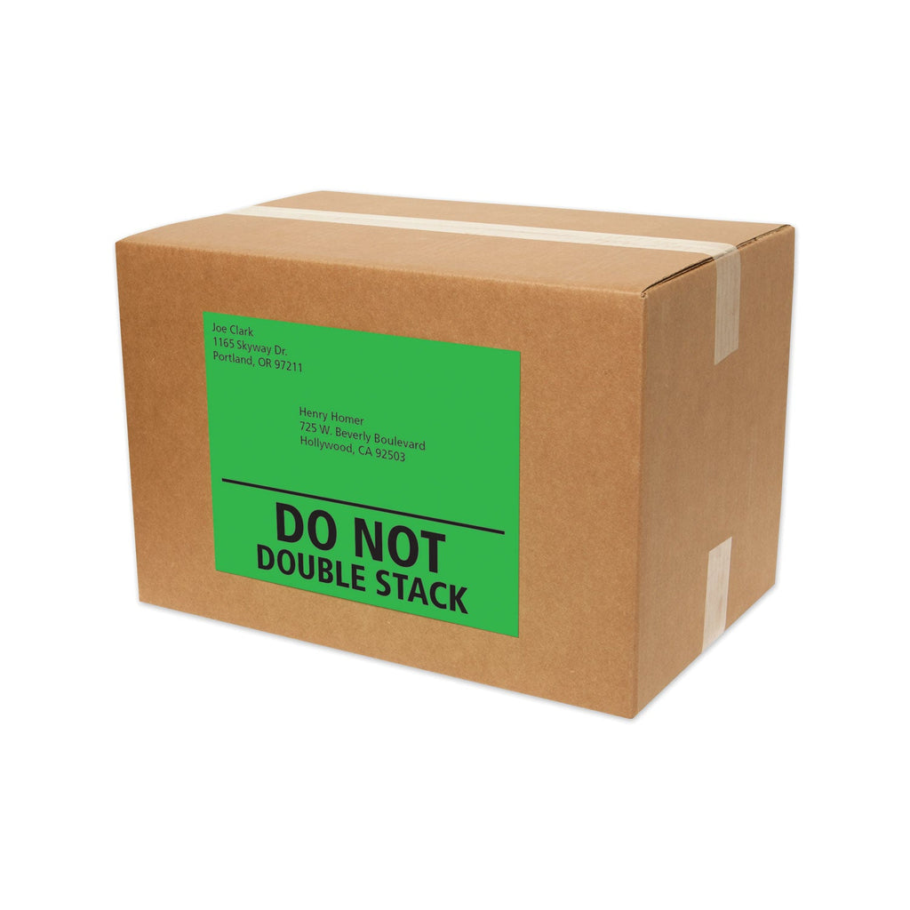 Avery High-Visibility Permanent Laser ID Labels, 8.5 x 11, Asst. Neon, 15/Pack