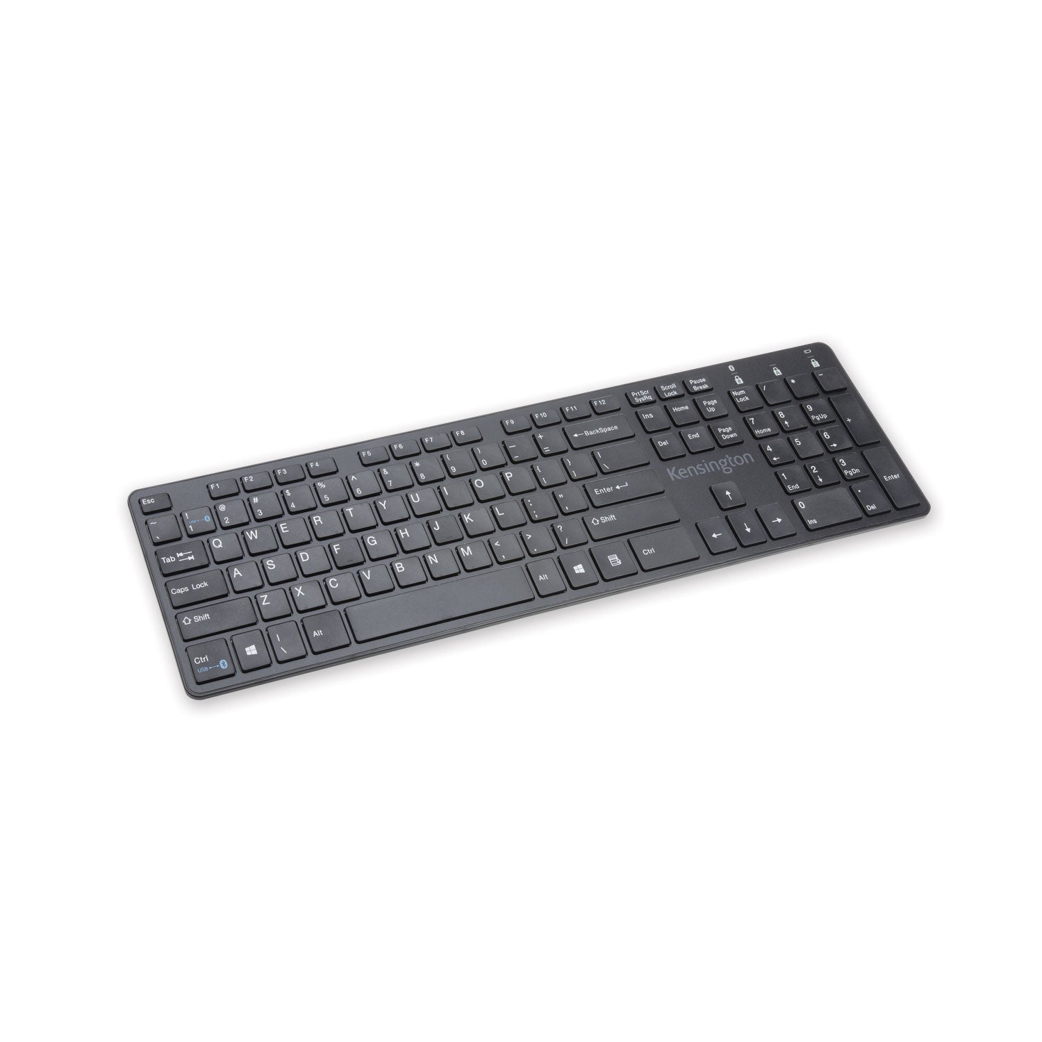 Kensington KP400 Switchable Keyboard, 17.5 x 4.9 x 0.7, Black