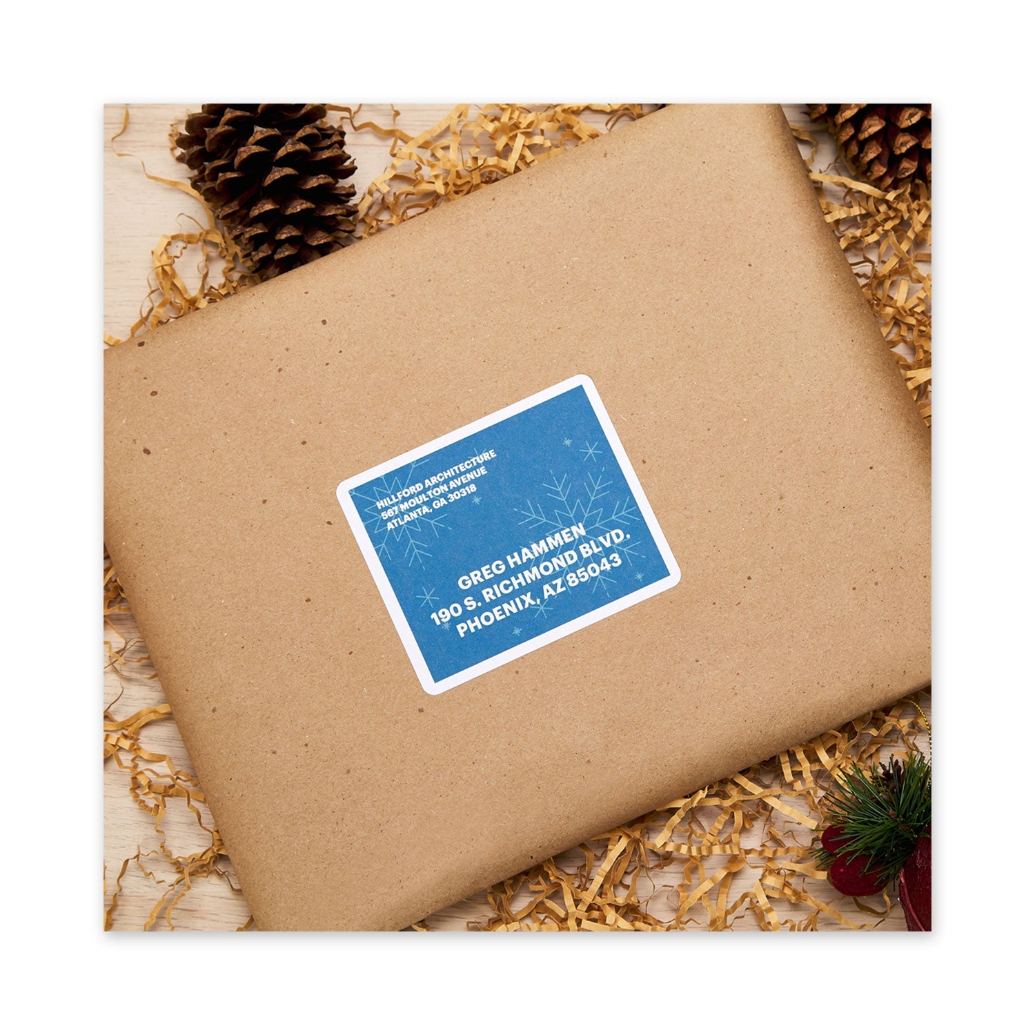Avery Waterproof Shipping Labels with TrueBlock and Sure Feed, Laser Printers, 3.33 x 4, White, 6/Sheet, 50 Sheets/Pack