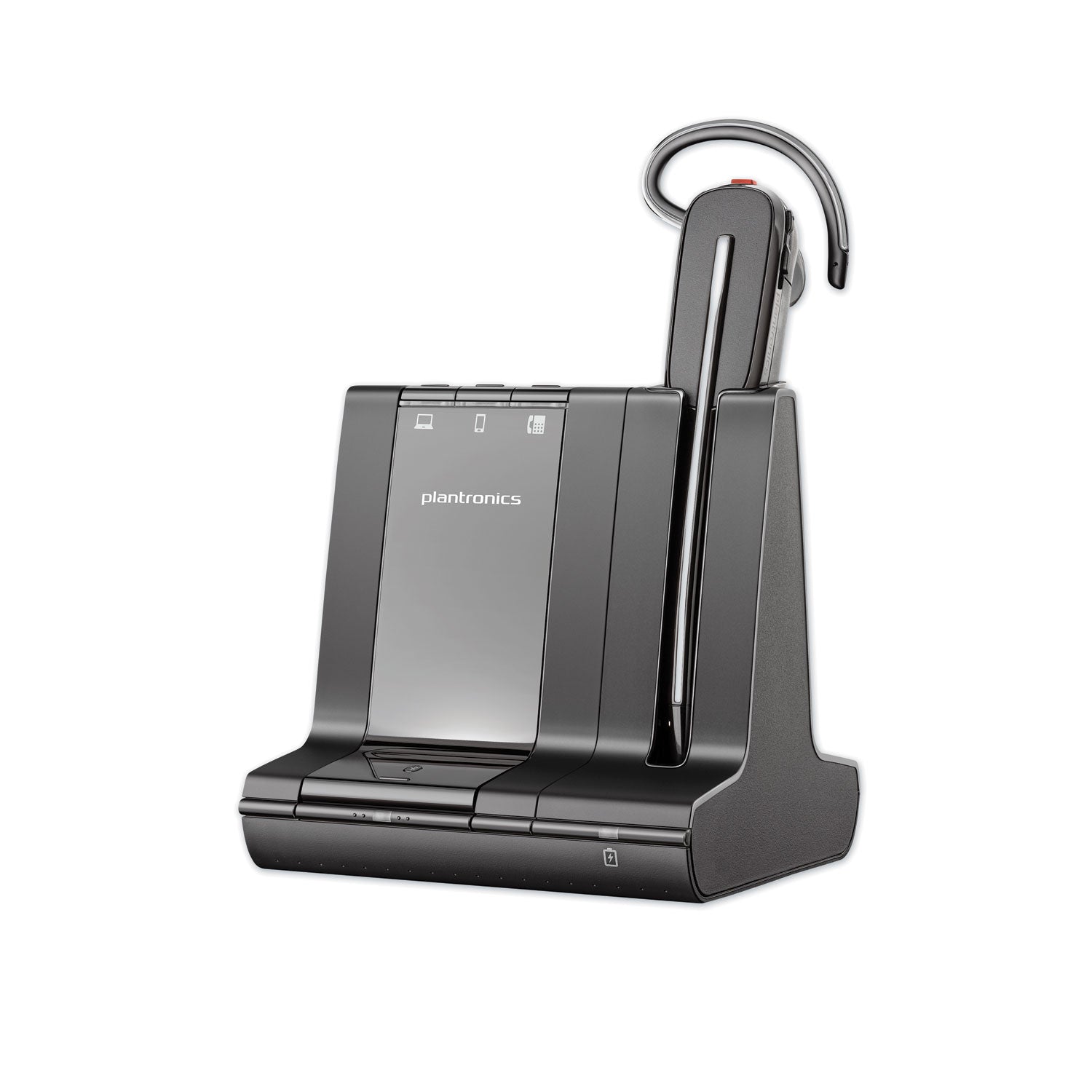poly Savi S8240M Office Series Headset, Microsoft Version, Black