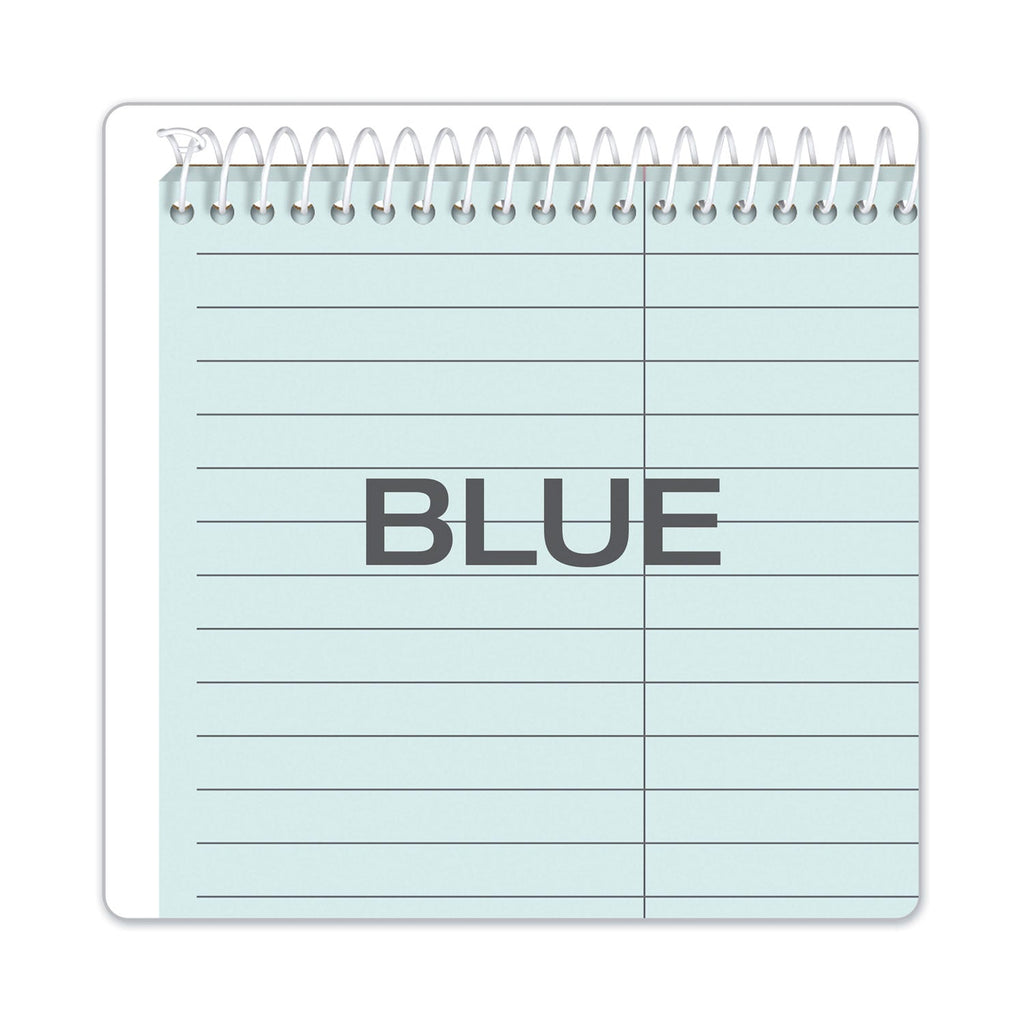 TOPS Prism Steno Pads, Gregg Rule, Blue Cover, 80 Blue 6 x 9 Sheets, 4/Pack