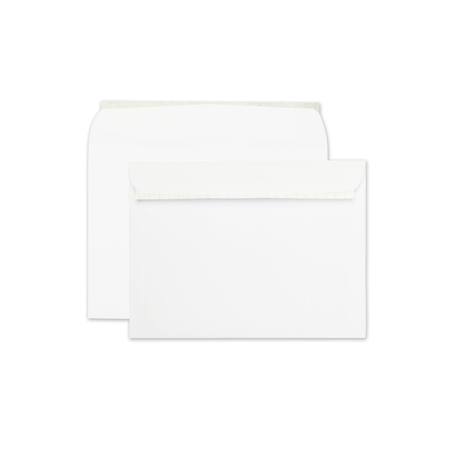 Quality Park Open-Side Booklet Envelope, #10 1/2, Cheese Blade Flap, Redi-Strip Adhesive Closure, 9 x 12, White, 100/Box