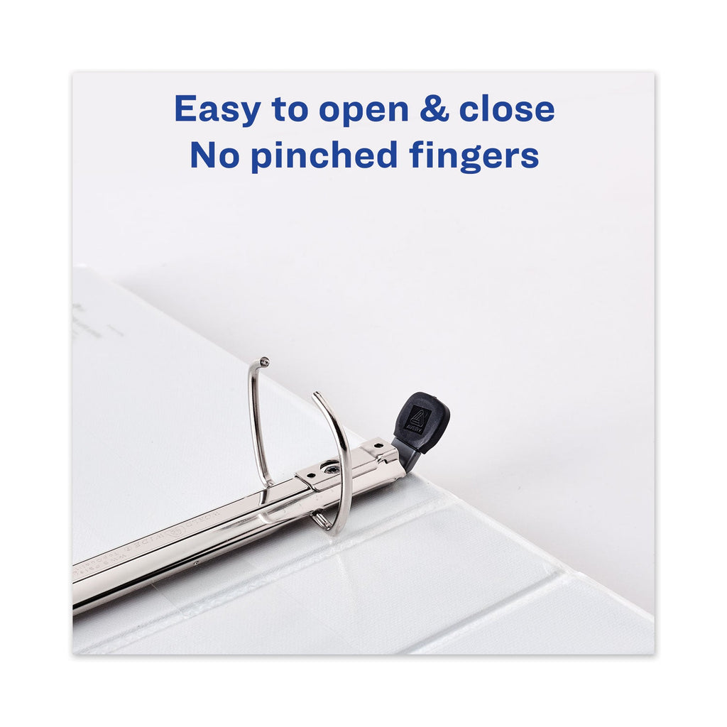 Avery Framed View Heavy-Duty Binders, 3 Rings, 2" Capacity, 11 x 8.5, Black