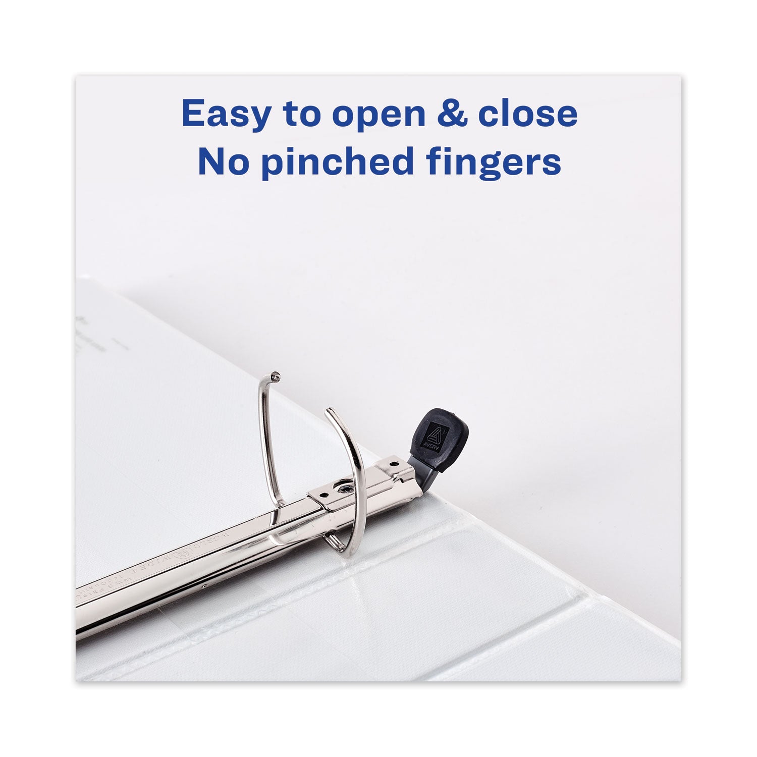 Avery Framed View Heavy-Duty Binders, 3 Rings, 2" Capacity, 11 x 8.5, White