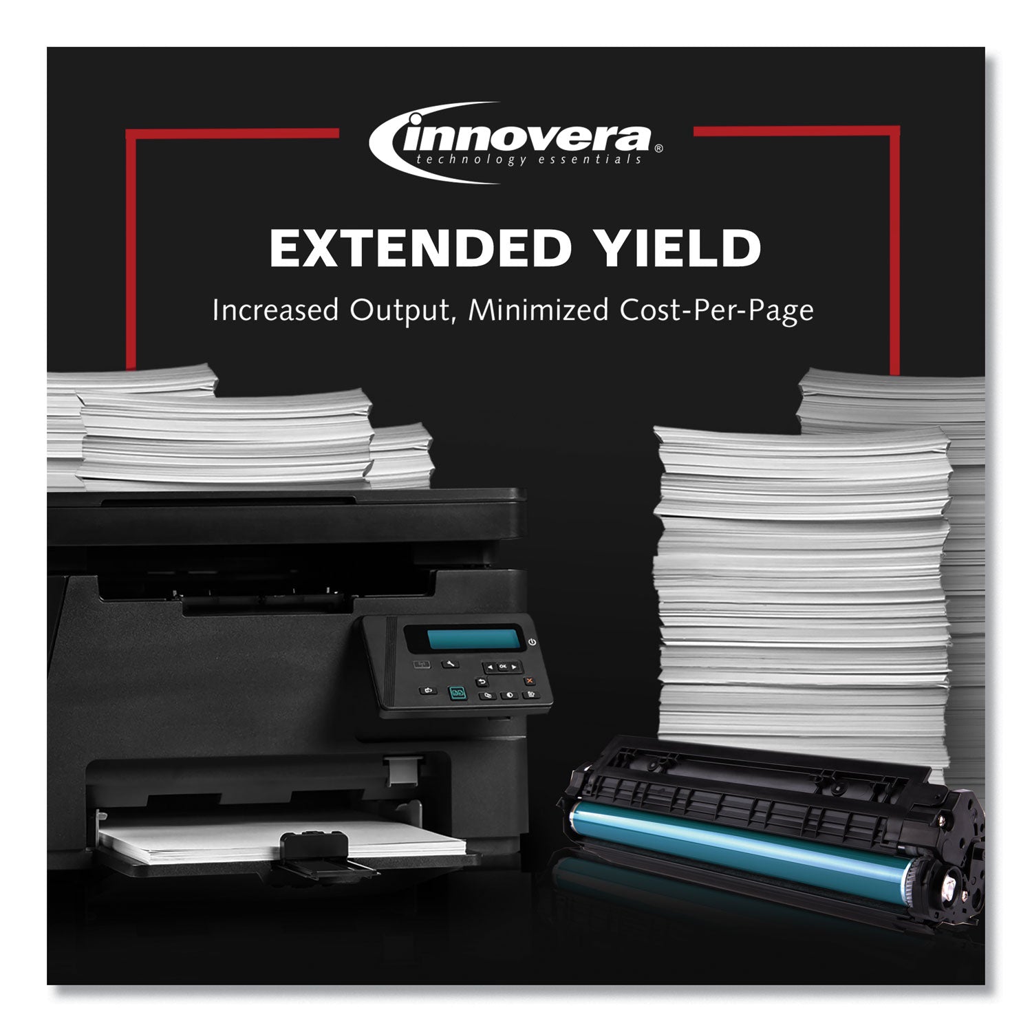 Innovera Remanufactured Magenta High-Yield Toner, Replacement for 331-0717, 2,500 Page-Yield