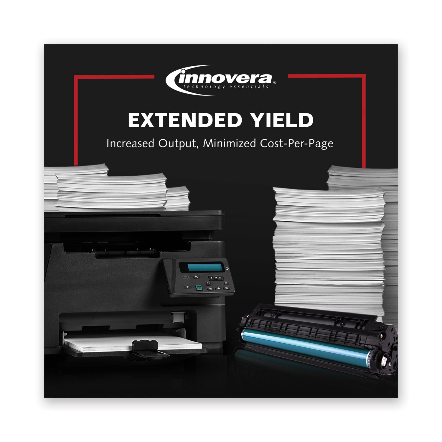 Innovera Remanufactured Black High-Yield Toner, Replacement for 406465, 5,000 Page-Yield