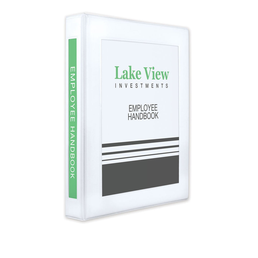 Avery Framed View Heavy-Duty Binders, 3 Rings, 1" Capacity, 11 x 8.5, White