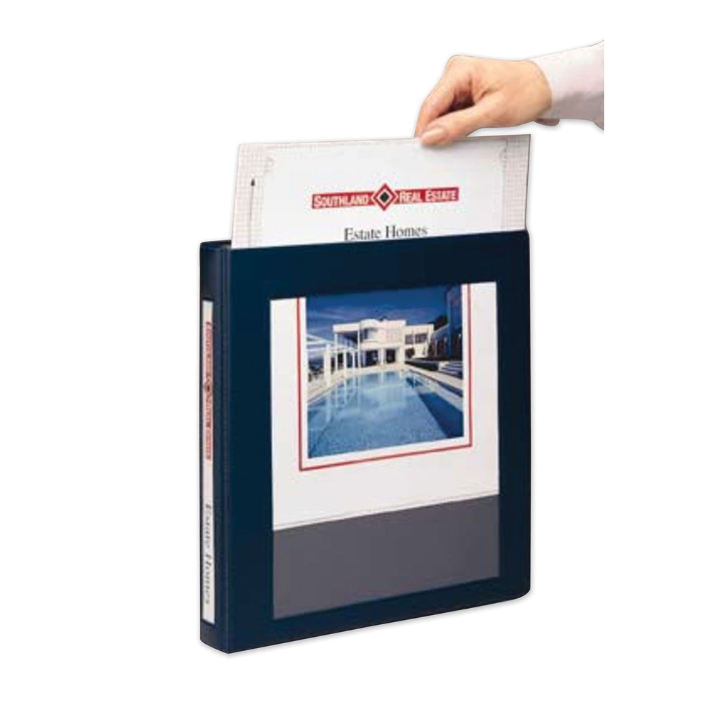 Avery Framed View Heavy-Duty Binders, 3 Rings, 2" Capacity, 11 x 8.5, Black