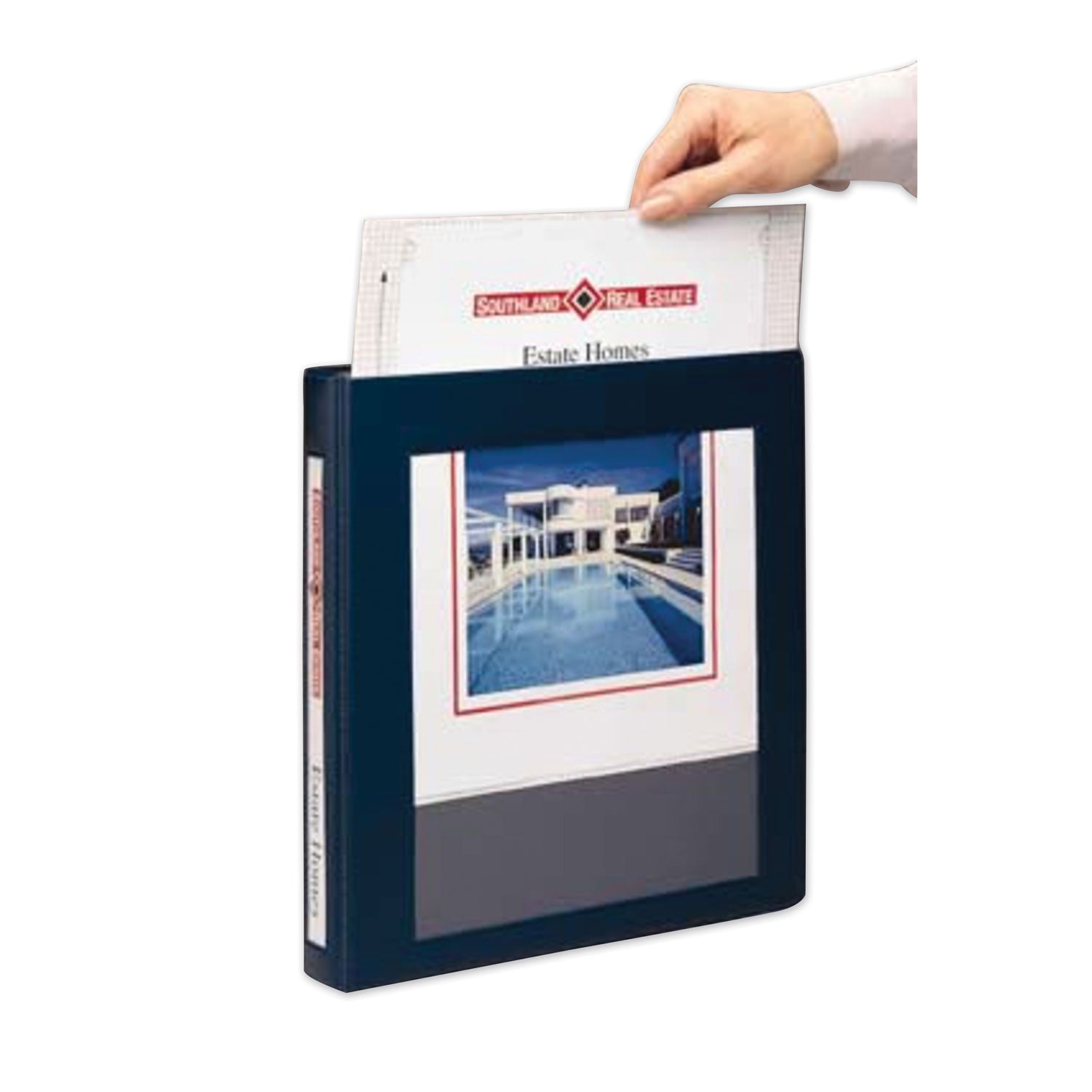 Avery Framed View Heavy-Duty Binders, 3 Rings, 2" Capacity, 11 x 8.5, Black