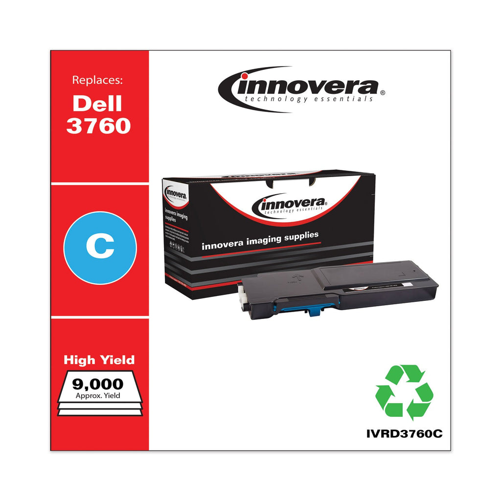 Innovera Remanufactured Cyan Toner, Replacement for 331-8432, 9,000 Page-Yield