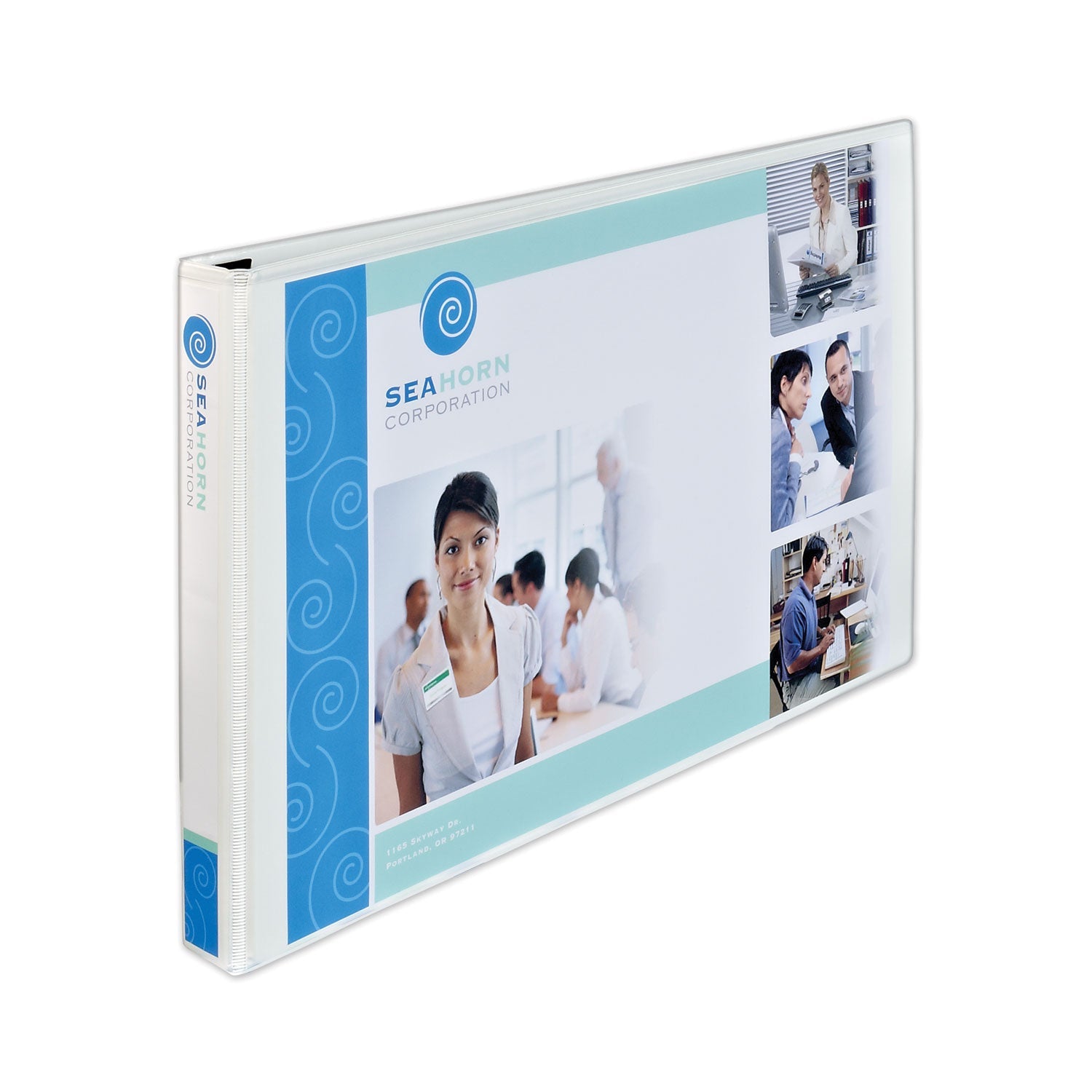 Avery Heavy-Duty View Binders, 3 Rings, 2" Capacity, 11 x 17, White