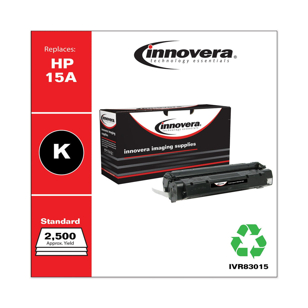 Innovera Remanufactured Black Toner, Replacement for 15A (C7115A), 2,500 Page-Yield