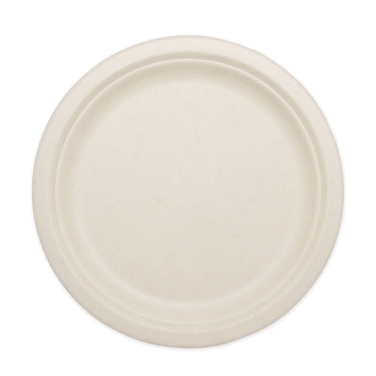 World Centric Fiber Plates, 9" dia, Natural, 1,000/Carton
