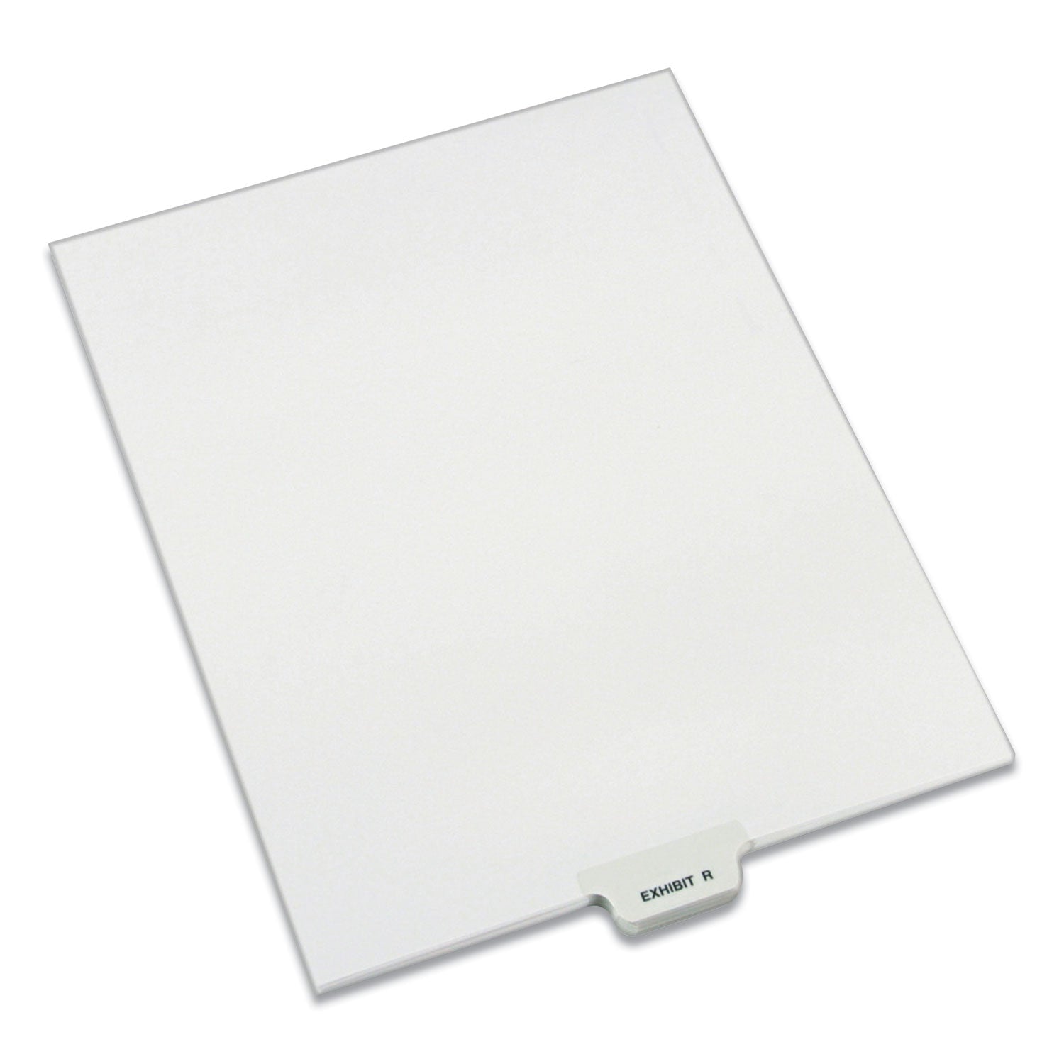 Avery-Style Preprinted Legal Bottom Tab Dividers, 26-Tab, Exhibit R, 11 x 8.5, White, 25/Pack