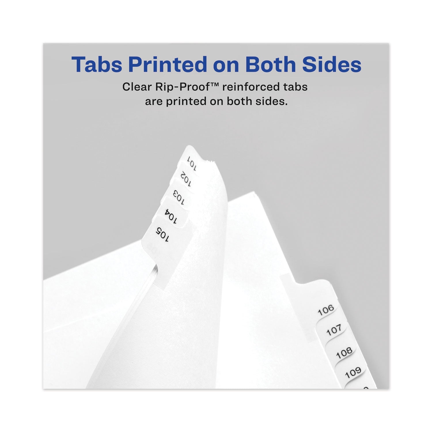Avery-Style Preprinted Legal Bottom Tab Divider, 26-Tab, Exhibit H, 11 x 8.5, White, 25/PK