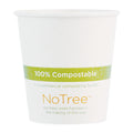 World Centric NoTree Paper Hot Cups, 4 oz, Natural, 1,000/Carton