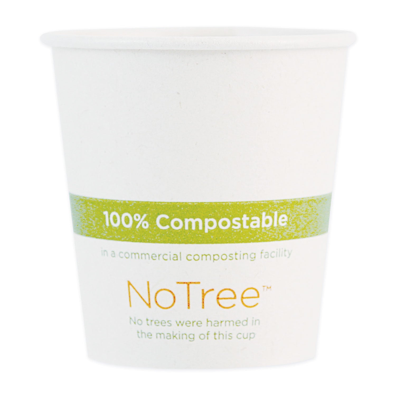 World Centric NoTree Paper Hot Cups, 10 oz, Natural, 1,000/Carton