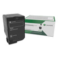 Lexmark 74C00KG Return Program Toner, 3,000 Page-Yield, Black