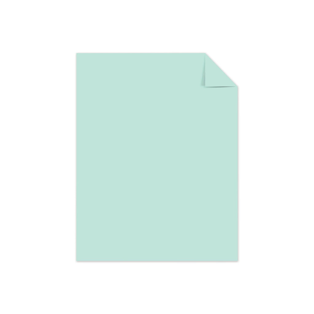Astrobrights Color Cardstock, 65 lb Cover Weight, 8.5 x 11, Merry Mint, 250/Pack
