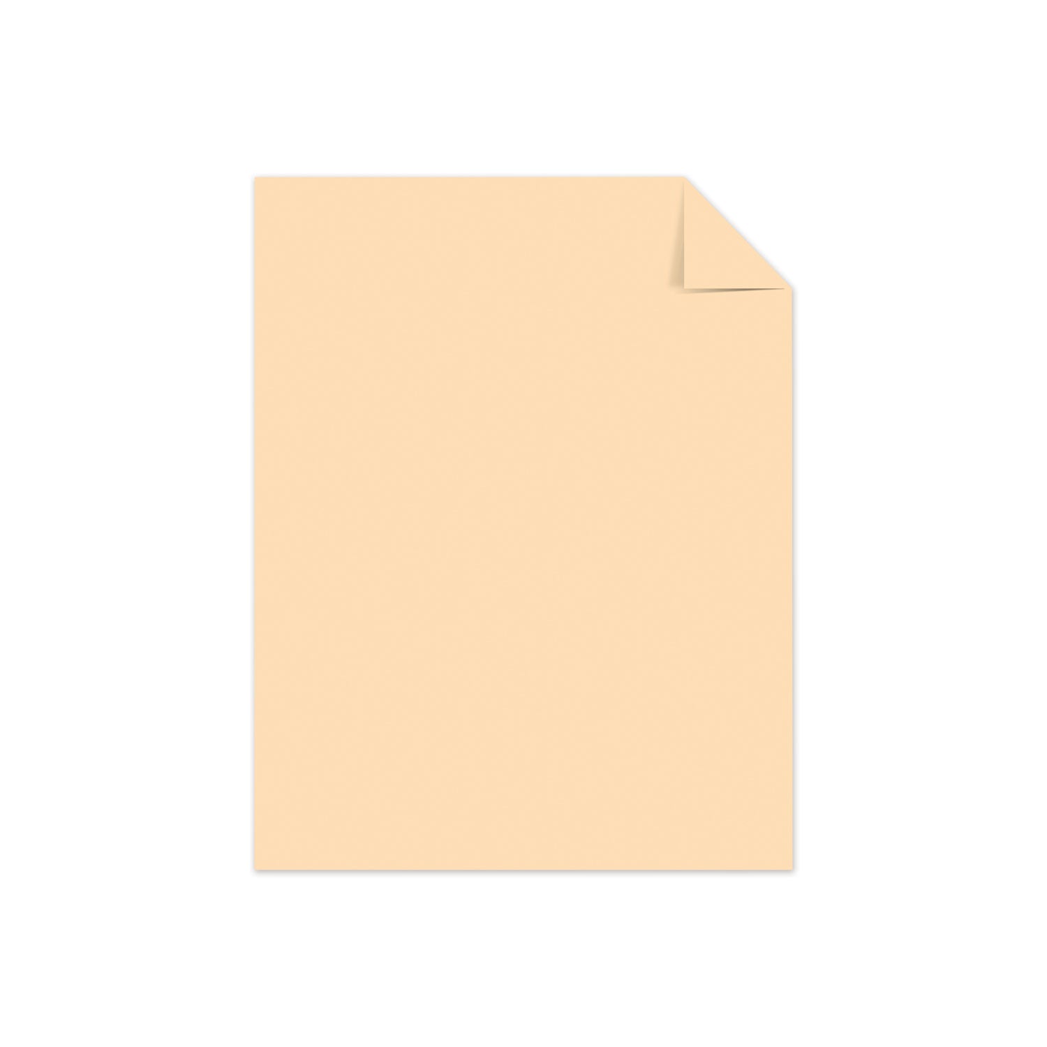 Astrobrights Color Cardstock, 65 lb Cover Weight, 8.5 x 11, Punchy Peach, 250/Pack