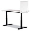 Safco 7515 Series Wellness Panel, 23.5 x 2.5 x 23.5, Acrylic, White