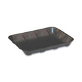 Pactiv Evergreen Supermarket Tray, #4D, 9.58 x 7.08 x 1.25,  Black, Foam, 400/Carton