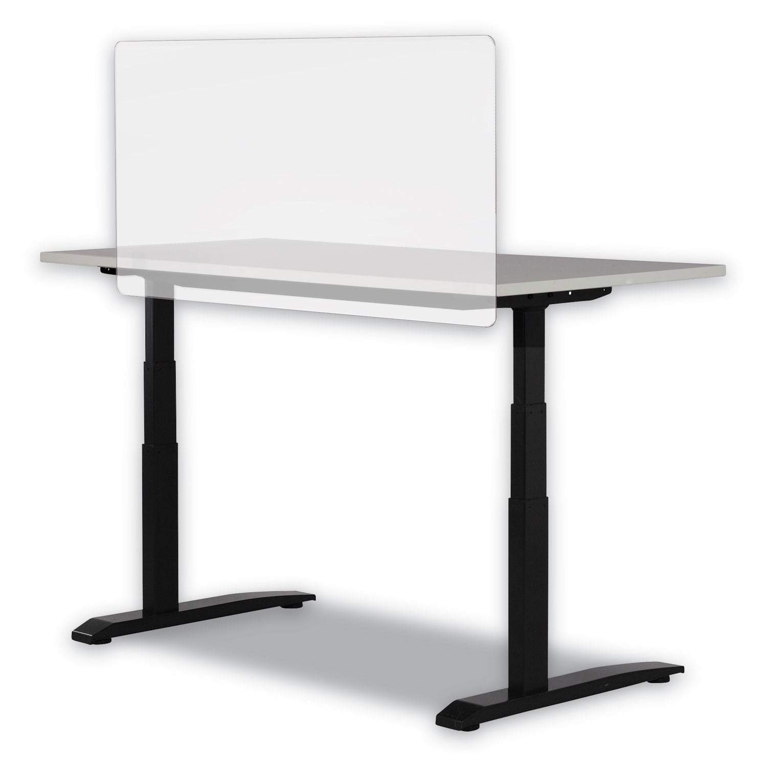 Safco 7516 Series Wellness Panel, 47.5 x 2.5 x 23.5, Acrylic, Frosted