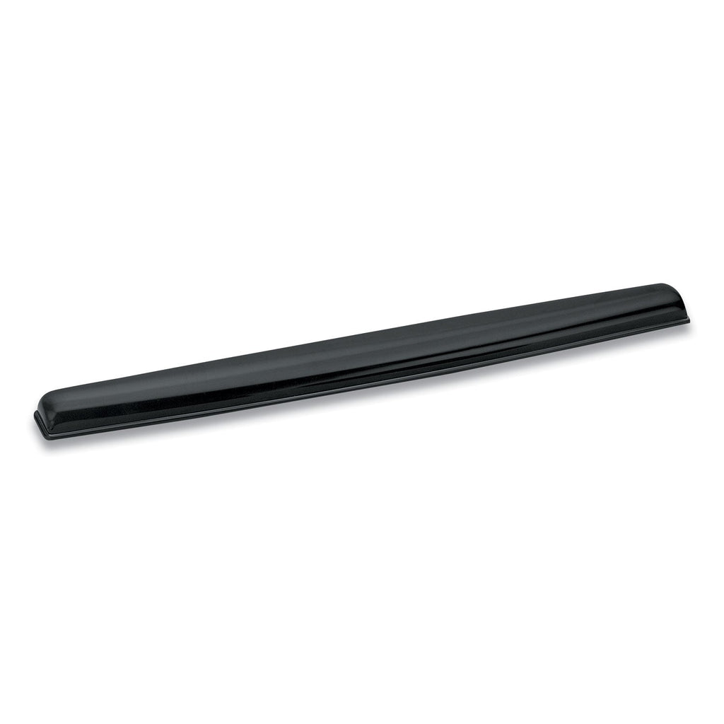 Fellowes Gel Crystals Keyboard Wrist Rest, 18.5 x 2.25, Black