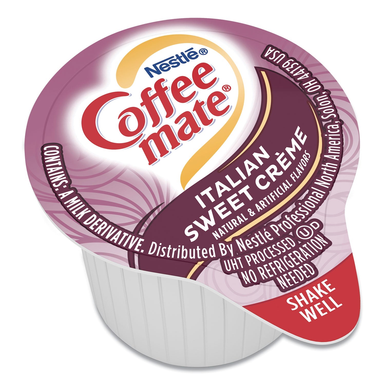 Coffee mate Liquid Coffee Creamer, Italian Sweet Creme, 0.38 oz Mini Cups, 50/Box