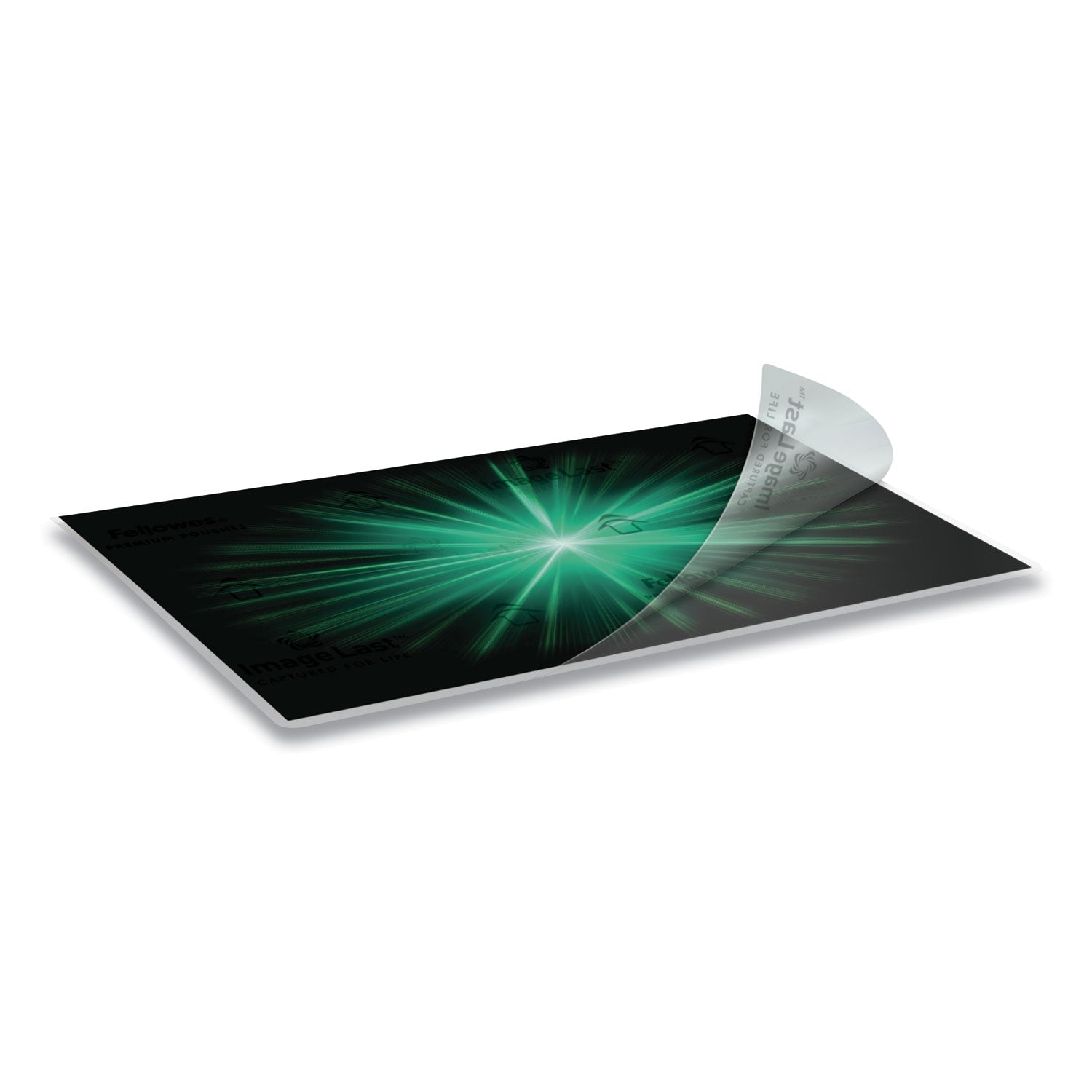 Fellowes ImageLast Laminating Pouches with UV Protection, 3 mil, 9" x 11.5", Clear, 200/Pack