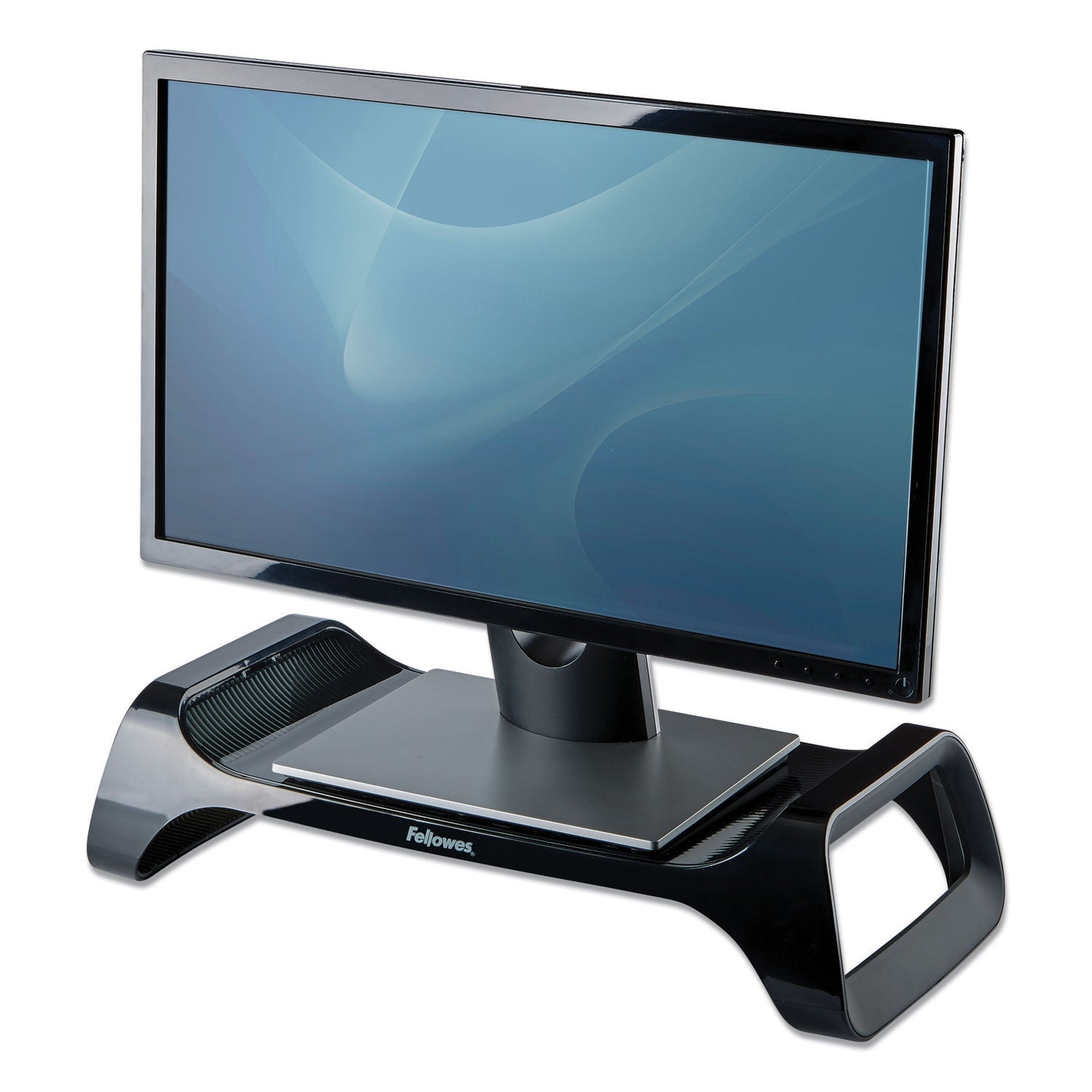 Fellowes I-Spire Series Monitor Lift, 20" x 8.88" x 4.88", Black, Supports 25 lbs