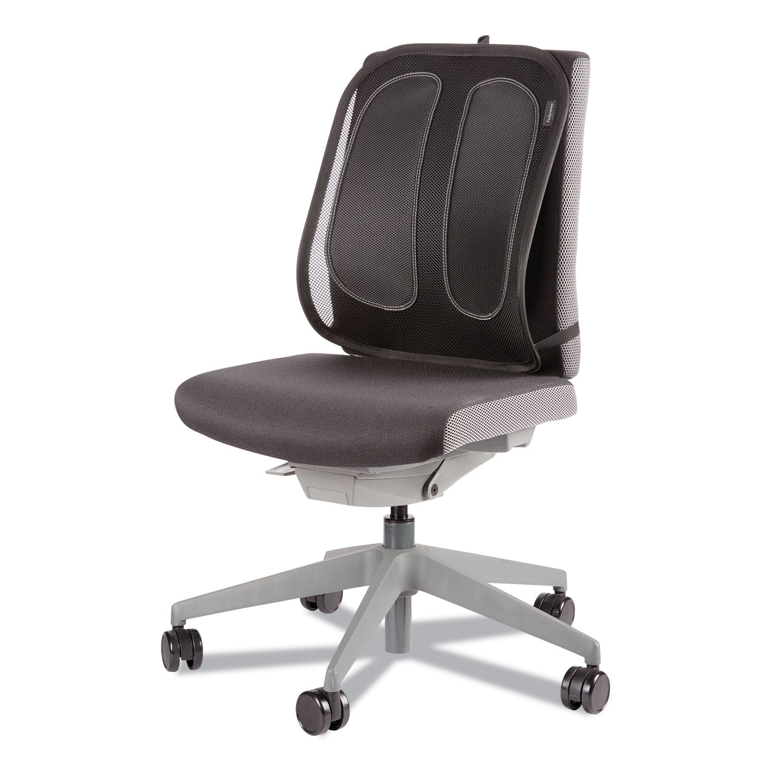 Fellowes Office Suites Mesh Back Support, 17.3 x 5.56 x 20.18, Black