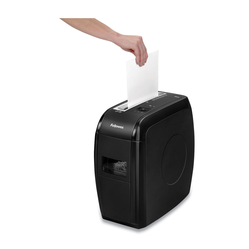 Fellowes Powershred 12Cs Cross-Cut Shredder, 12 Manual Sheet Capacity