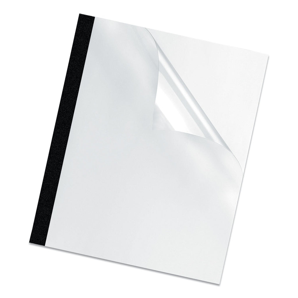 Fellowes Thermal Binding System Presentation Covers, Clear, 16 to 30 Sheet Capacity, 11 x 8.5, Unpunched, 10/Pack
