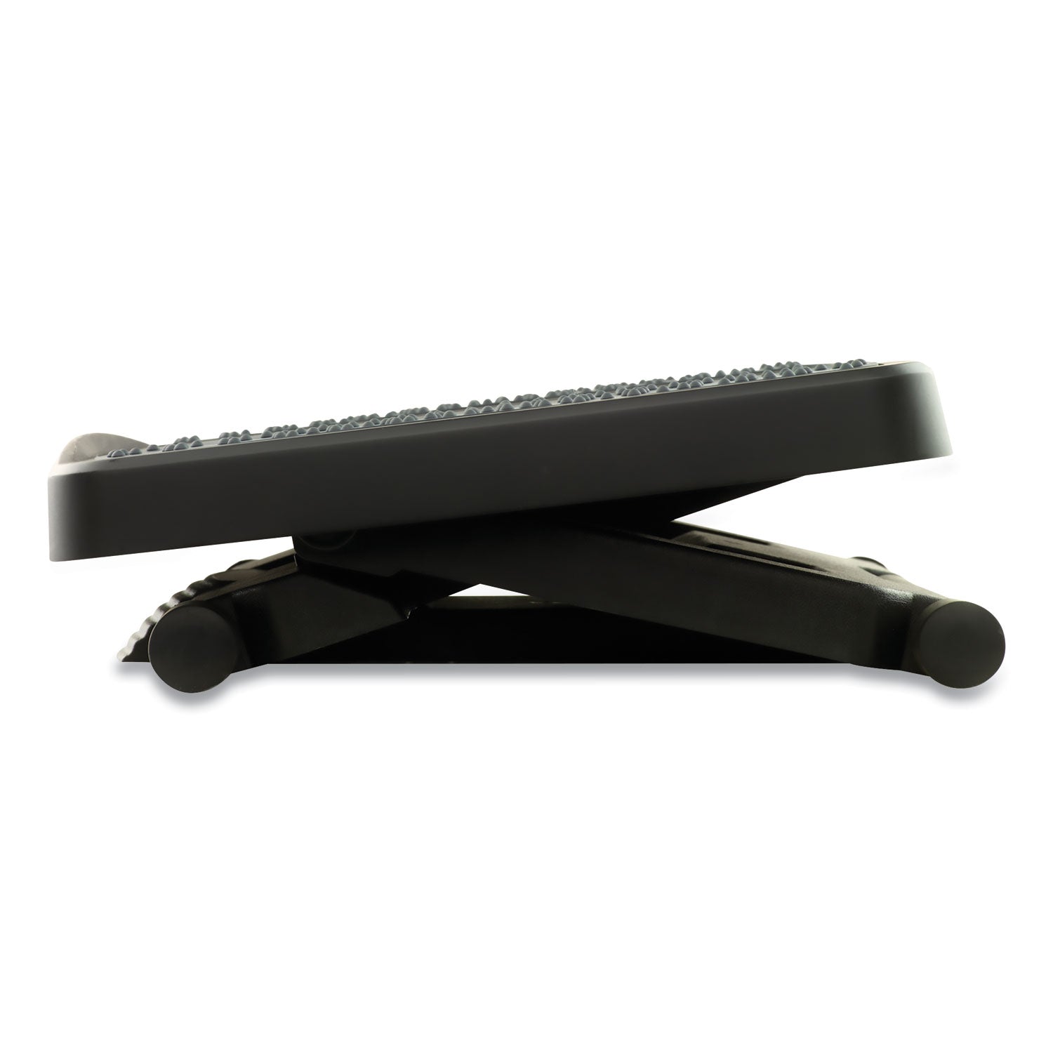 Fellowes Ultimate Foot Support, HPS, 17.75w x 13.25d x 4 to 6.5h, Black/Gray