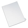 Avery Preprinted Legal Exhibit Side Tab Index Dividers, Allstate Style, 26-Tab, Z, 11 x 8.5, White, 25/Pack