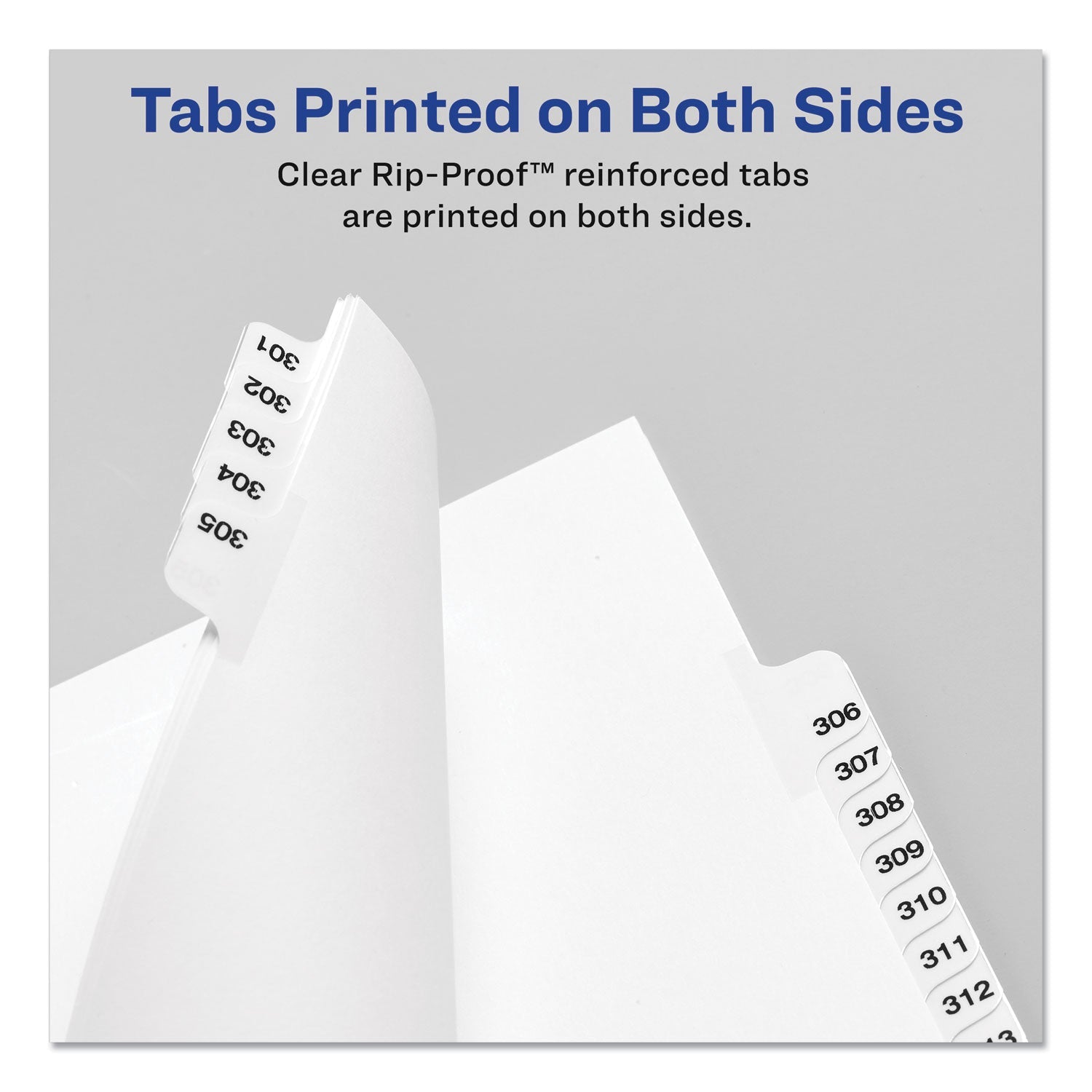 Avery Preprinted Legal Exhibit Side Tab Index Dividers, Avery Style, 27-Tab, A to Z, 11 x 8.5, White, 1 Set