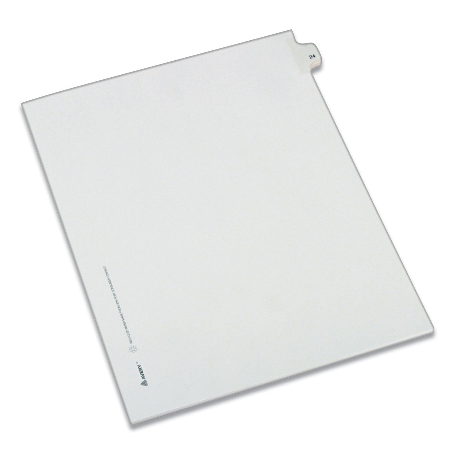 Avery Preprinted Legal Exhibit Side Tab Index Dividers, Allstate Style, 10-Tab, 24, 11 x 8.5, White, 25/Pack