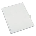 Avery Preprinted Legal Exhibit Side Tab Index Dividers, Allstate Style, 10-Tab, 35, 11 x 8.5, White, 25/Pack