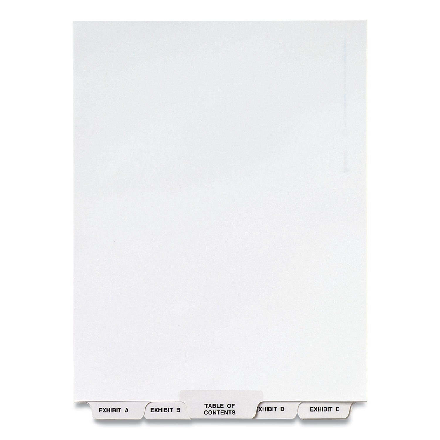 Avery Preprinted Legal Exhibit Bottom Tab Index Dividers, Avery Style, 27-Tab, Exhibit A to Exhibit Z, 11 x 8.5, White, 1 Set