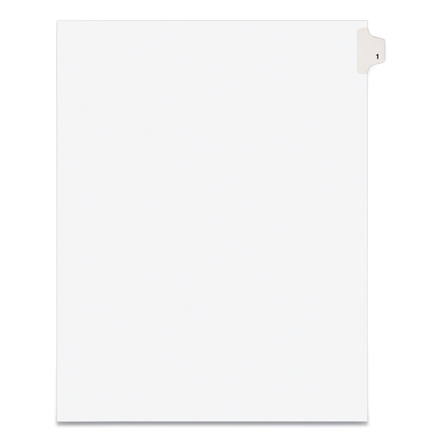 Avery Preprinted Legal Exhibit Side Tab Index Dividers, Avery Style, 10-Tab, 1, 11 x 8.5, White, 25/Pack