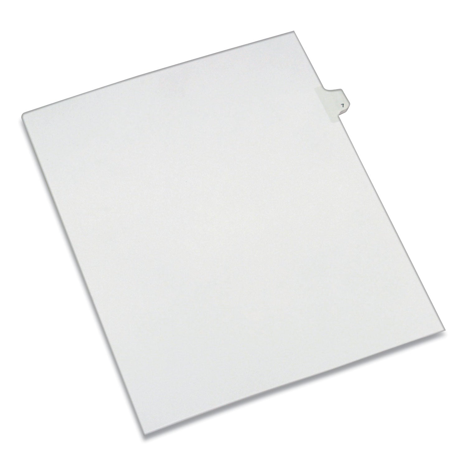 Avery Preprinted Legal Exhibit Side Tab Index Dividers, Allstate Style, 10-Tab, 7, 11 x 8.5, White, 25/Pack