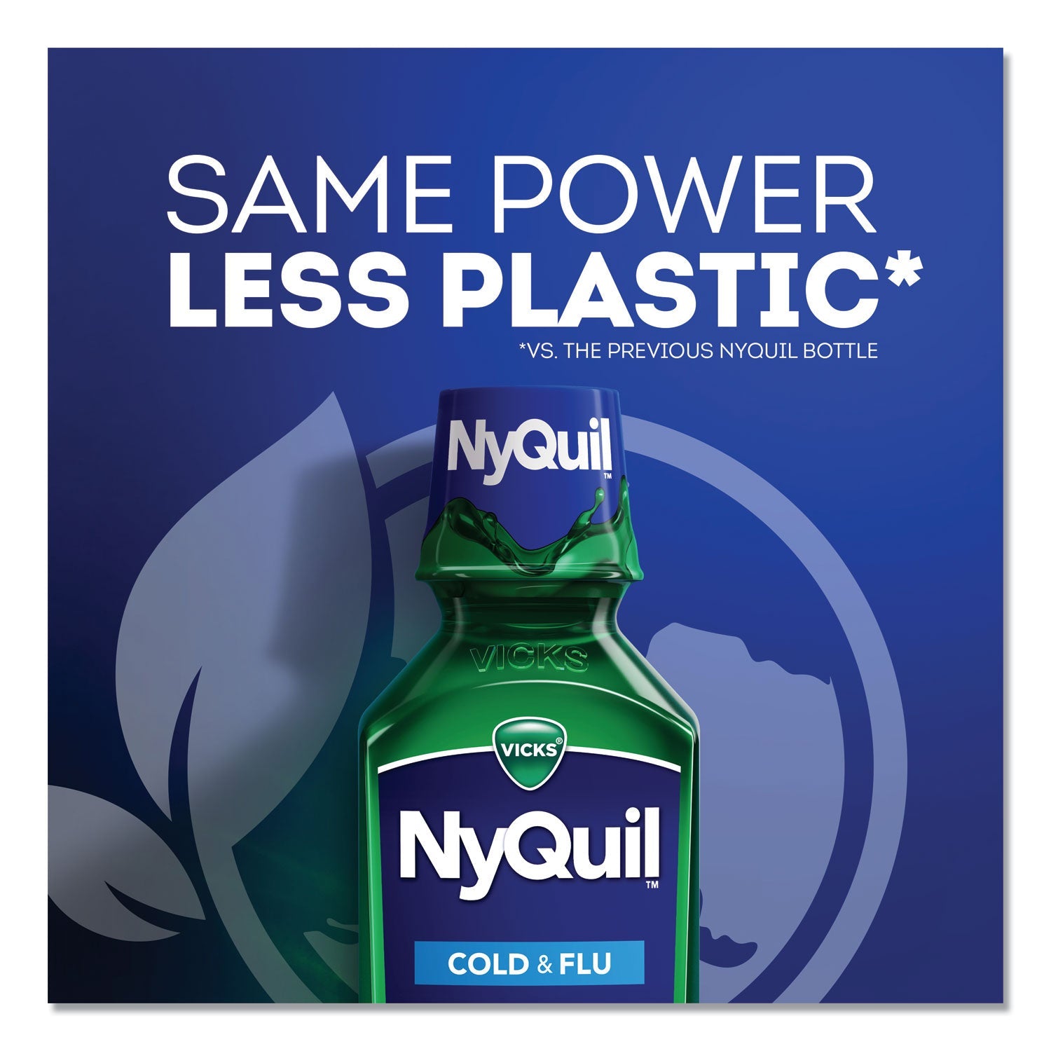 Vicks NyQuil Cold and Flu Nighttime Liquid, 12 oz Bottle