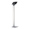 Durable Floor Stand Tablet Holder, Silver/Charcoal Gray